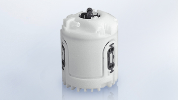 Nell'unità di alimentazione, la pompa di alimentazione è installata in una camera di turbolenza.